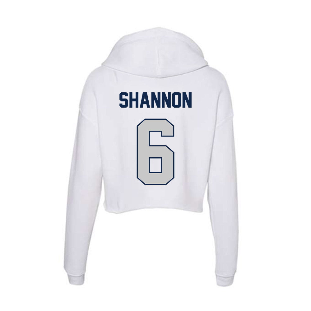 BU - NCAA Football : Shadon Shannon - Women's Crop Fleece Hoodie-1