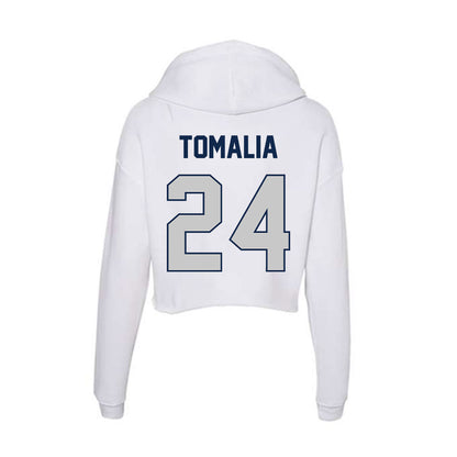 Butler - NCAA Women's Lacrosse : Elizabeth Tomalia - Women's Crop Fleece Hoodie-1
