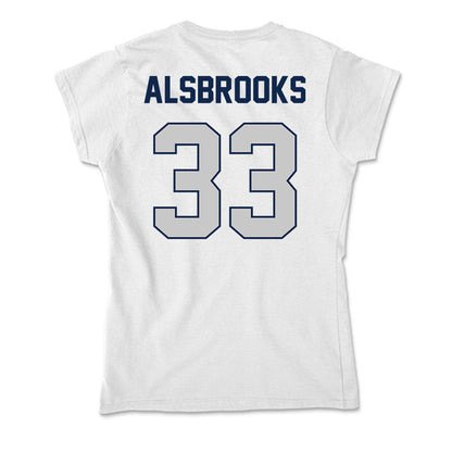 BU - NCAA Football : Trey Alsbrooks - Soft Style Women’s T-Shirt-1