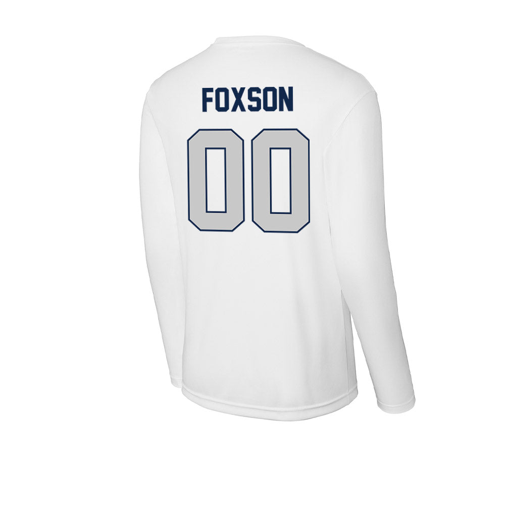 BU - NCAA Baseball : Tate Foxson - Performance Long Sleeve T-Shirt-1