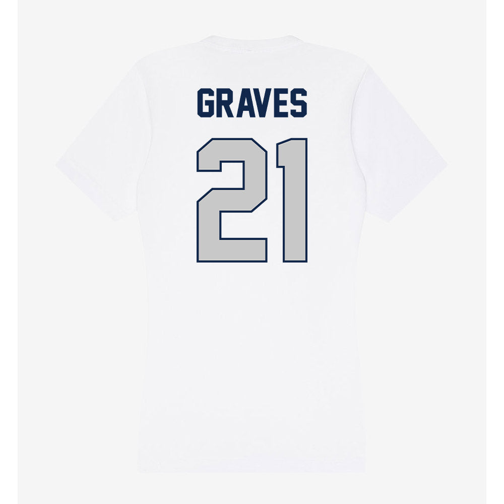 Butler - NCAA Softball : Kendall Graves - Women's V-Neck T-Shirt-1