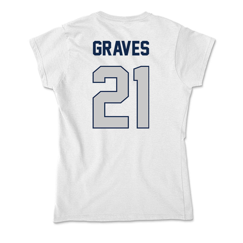 Butler - NCAA Softball : Kendall Graves - Soft Style Women’s T-Shirt-1
