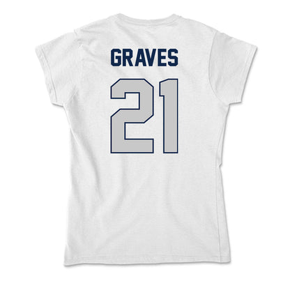 Butler - NCAA Softball : Kendall Graves - Soft Style Women’s T-Shirt-1