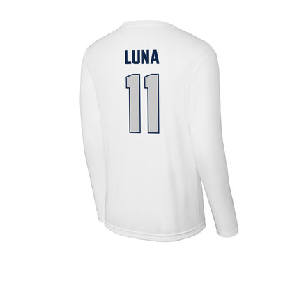 BU - NCAA Men's Soccer : Jose Luna - Performance Long Sleeve T-Shirt-1