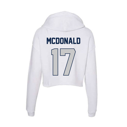 BU - NCAA Women's Volleyball : Zoe McDonald - Women's Crop Fleece Hoodie-1