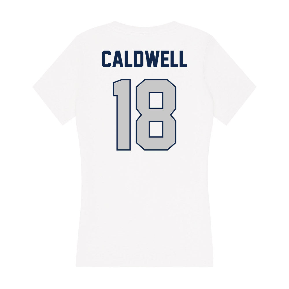 BU - NCAA Football : Griffin Caldwell - Women's V-Neck T-Shirt-1