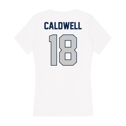 BU - NCAA Football : Griffin Caldwell - Women's V-Neck T-Shirt-1