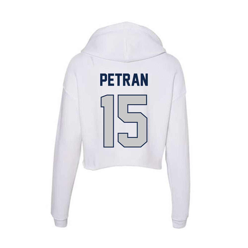 BU - NCAA Softball : Katie Petran - Women's Crop Fleece Hoodie-1