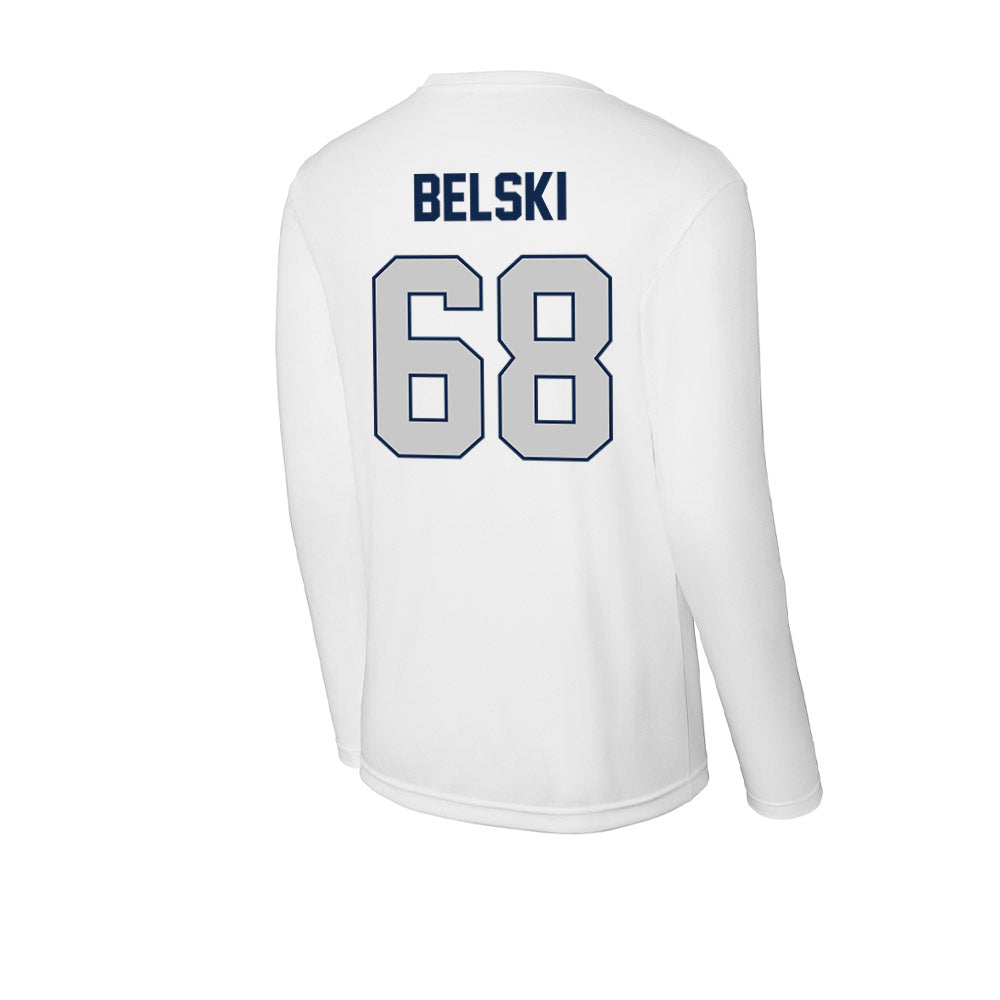 BU - NCAA Football : Nikolas Belski - Performance Long Sleeve T-Shirt-1