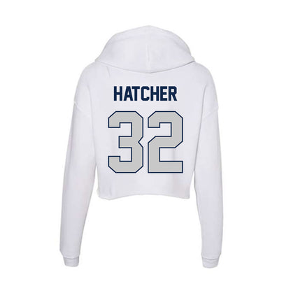 BU - NCAA Baseball : Aidan Hatcher - Women's Crop Fleece Hoodie-1