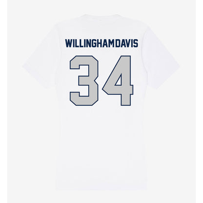 BU - NCAA Football : Zac Willingham-Davis - Women's V-Neck T-Shirt-1