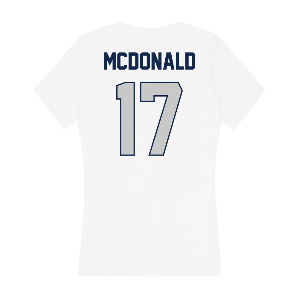 BU - NCAA Women's Volleyball : Zoe McDonald - Women's V-Neck T-Shirt-1