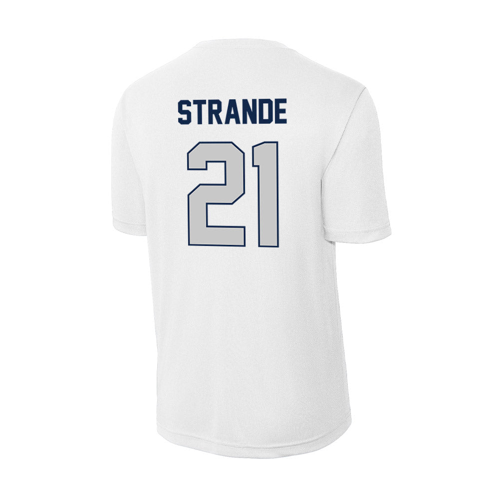 BU - NCAA Women's Basketball : Caroline Strande - Performance T-Shirt-1