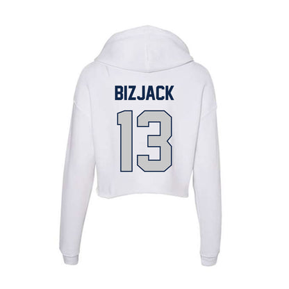 BU - NCAA Men's Basketball : Finley Bizjack - Women's Crop Fleece Hoodie-1