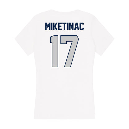 BU - NCAA Baseball : Nick Miketinac - Women's V-Neck T-Shirt-1