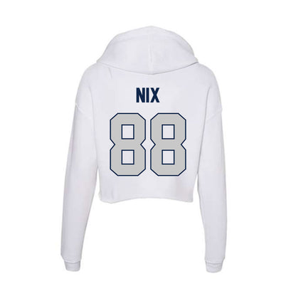 Butler - NCAA Football : Michael Nix - Women's Crop Fleece Hoodie-1