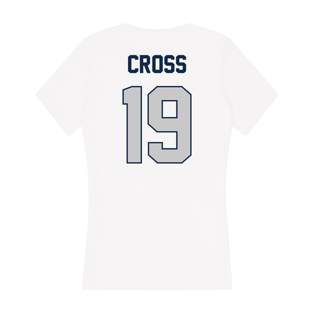 BU - NCAA Football : DMarco Cross - Women's V-Neck T-Shirt-1