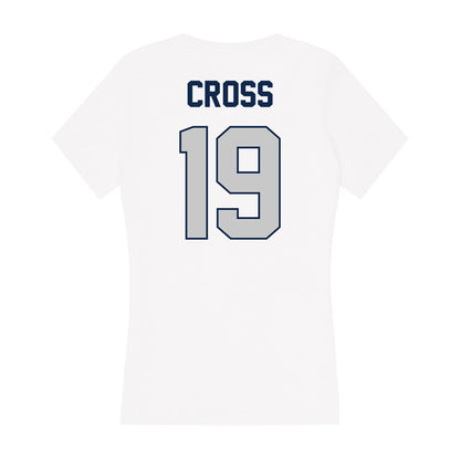 BU - NCAA Football : DMarco Cross - Women's V-Neck T-Shirt-1
