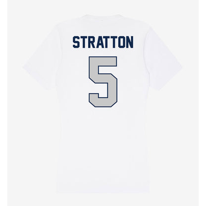 Butler - NCAA Football : Jackson Stratton - Women's V-Neck T-Shirt-1