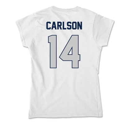 BU - NCAA Women's Soccer : Alyssa Carlson - Soft Style Women’s T-Shirt-1