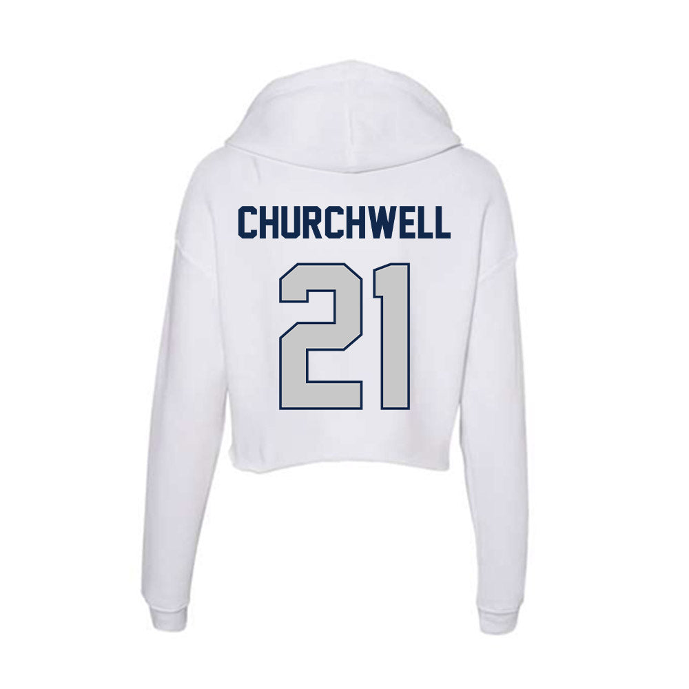 Butler - NCAA Women's Lacrosse : Grace Churchwell - Women's Crop Fleece Hoodie-1