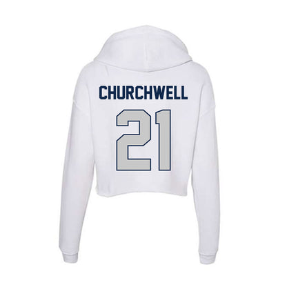 Butler - NCAA Women's Lacrosse : Grace Churchwell - Women's Crop Fleece Hoodie-1