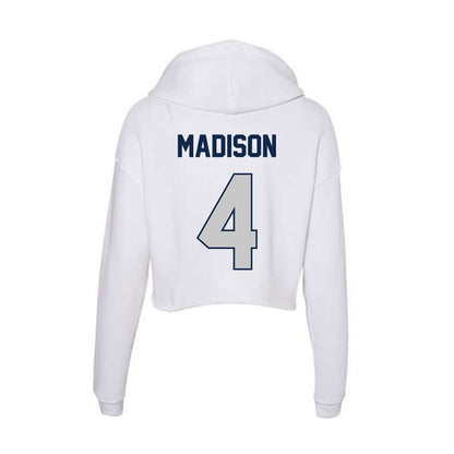 BU - NCAA Football : Kellen Madison - Women's Crop Fleece Hoodie-1