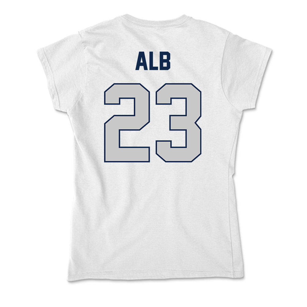 BU - NCAA Men's Soccer : Kyle Alb - Soft Style Women’s T-Shirt-1