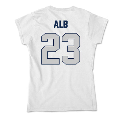 BU - NCAA Men's Soccer : Kyle Alb - Soft Style Women’s T-Shirt-1
