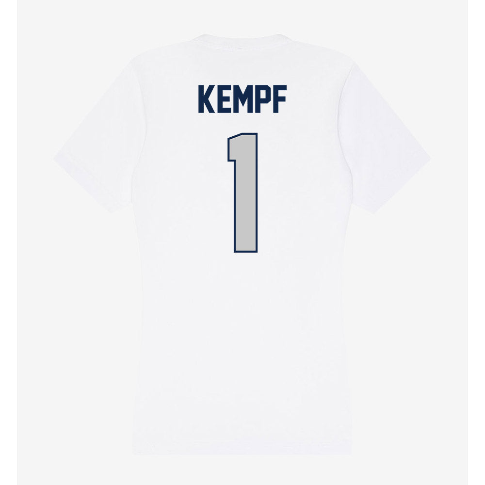 BU - NCAA Women's Volleyball : Sarah Kempf - Women's V-Neck T-Shirt-1