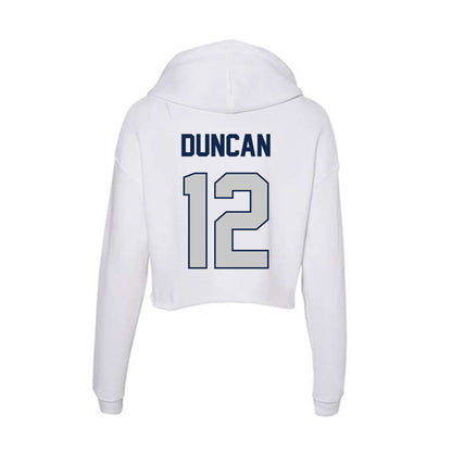 Butler - NCAA Baseball : Gunnar Duncan - Women's Crop Fleece Hoodie-1