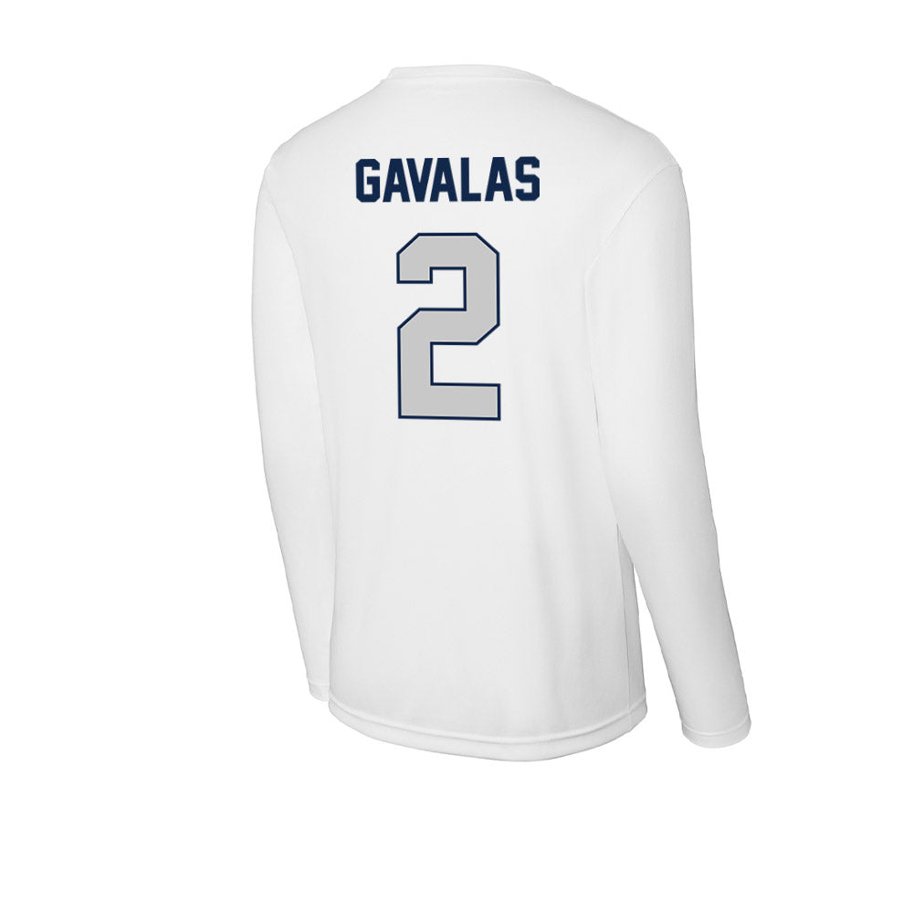 BU - NCAA Men's Basketball : Artemios Gavalas - Performance Long Sleeve T-Shirt-1