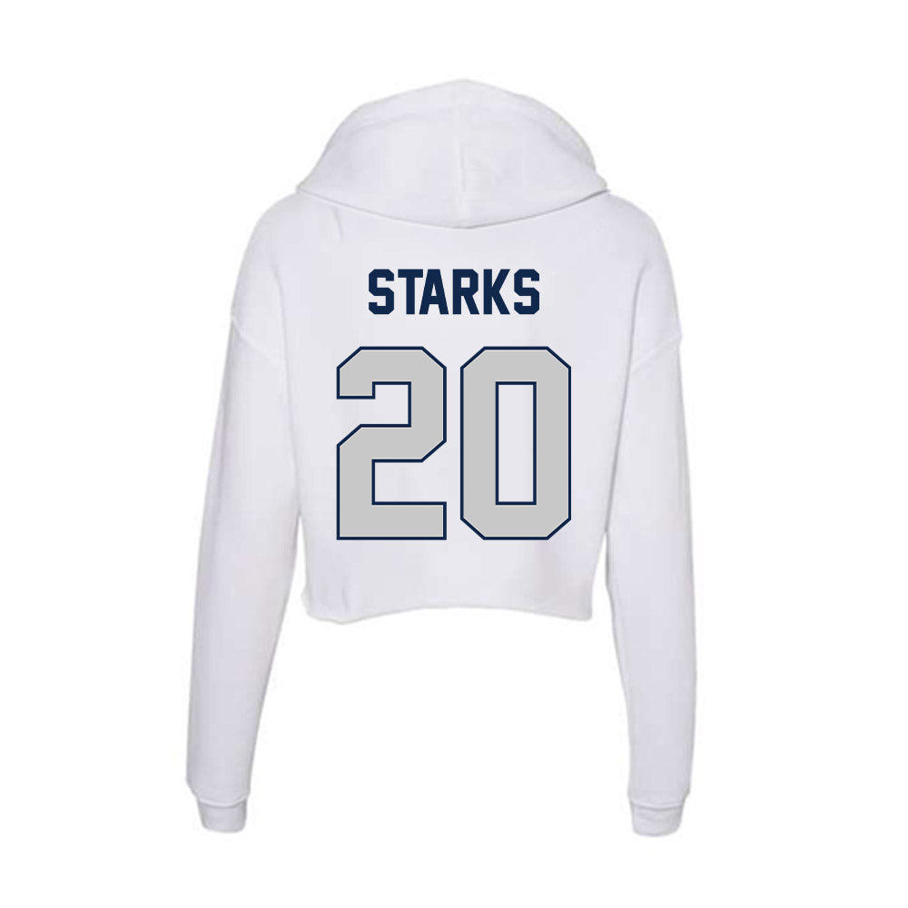 BU - NCAA Women's Volleyball : Torii Starks - Women's Crop Fleece Hoodie-1