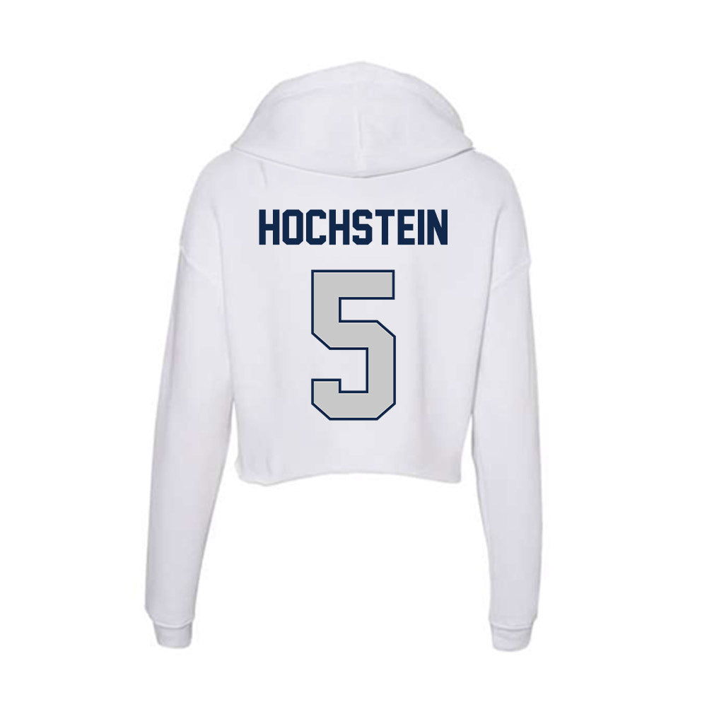 BU - NCAA Football : Landon Hochstein - Women's Crop Fleece Hoodie-1