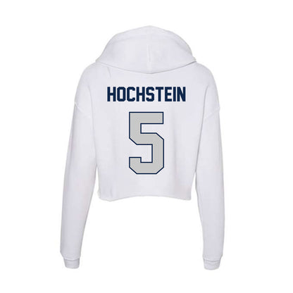 BU - NCAA Football : Landon Hochstein - Women's Crop Fleece Hoodie-1