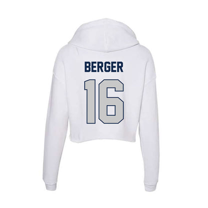 Butler - NCAA Softball : Maren Berger - Women's Crop Fleece Hoodie-1