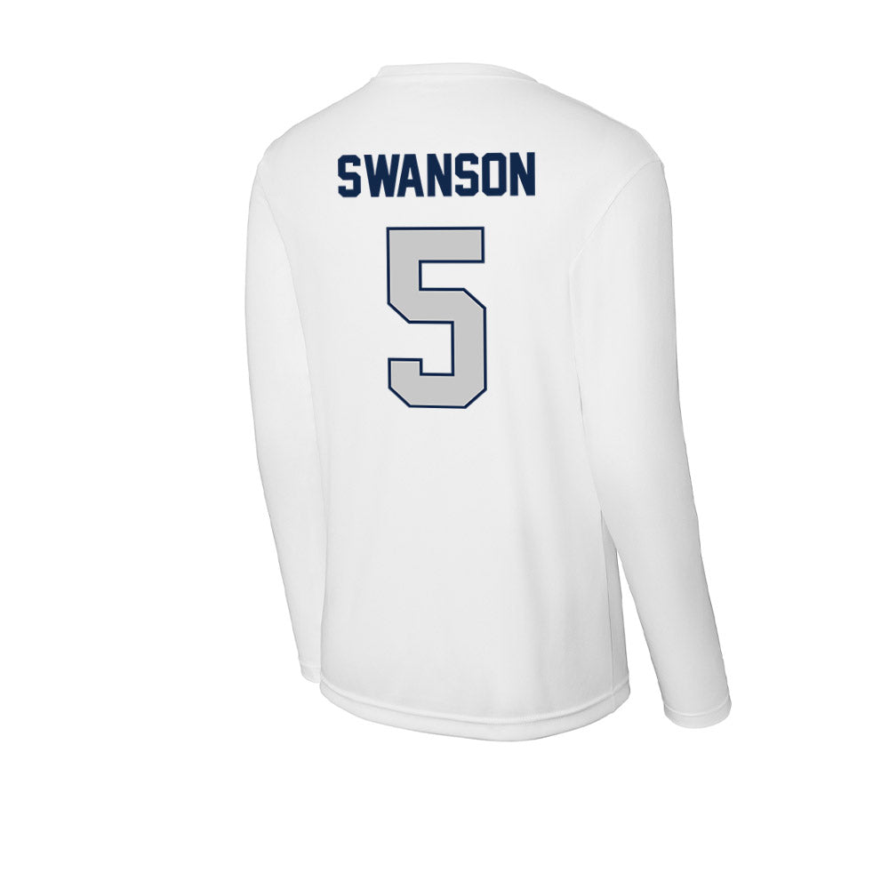 BU - NCAA Women's Basketball : Mckenzie Swanson - Performance Long Sleeve T-Shirt-1