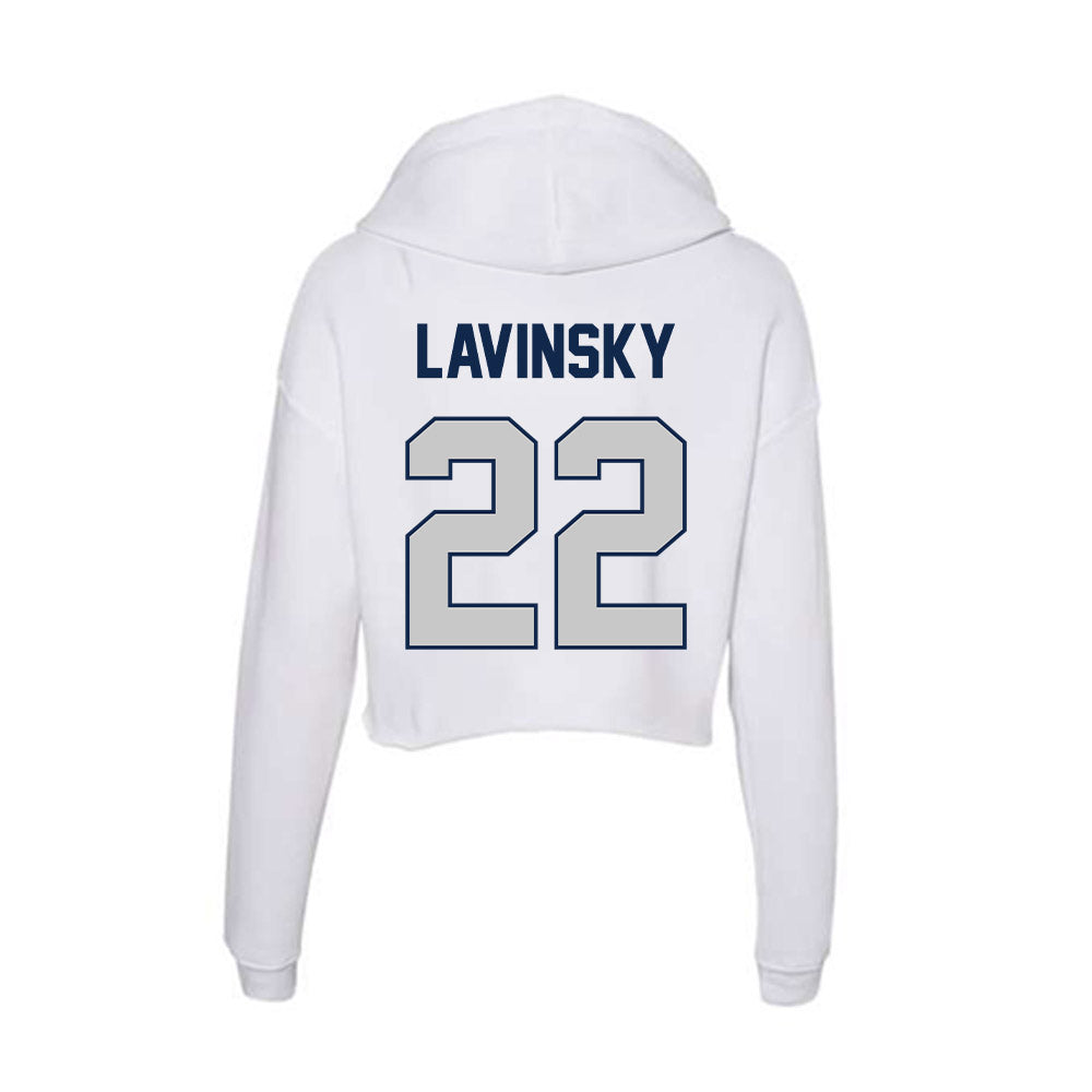 BU - NCAA Men's Soccer : Hadar Lavinsky - Women's Crop Fleece Hoodie-1