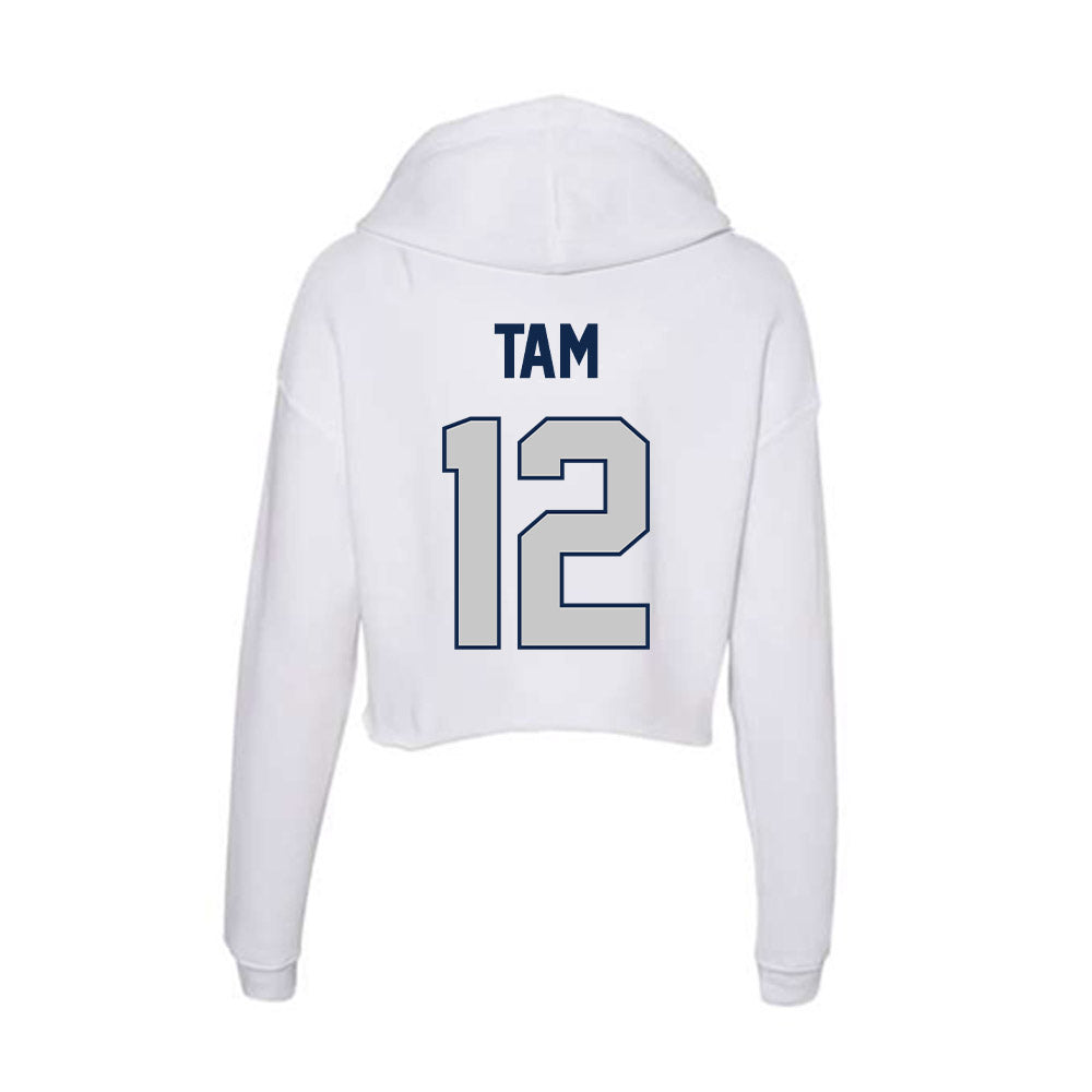 BU - NCAA Women's Volleyball : Rylie Tam - Women's Crop Fleece Hoodie-1