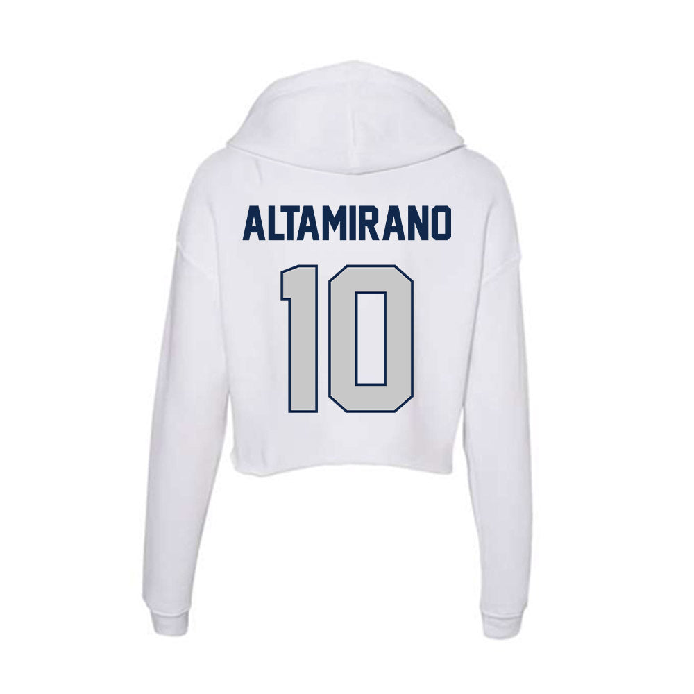 BU - NCAA Football : Maddox Altamirano - Women's Crop Fleece Hoodie-1