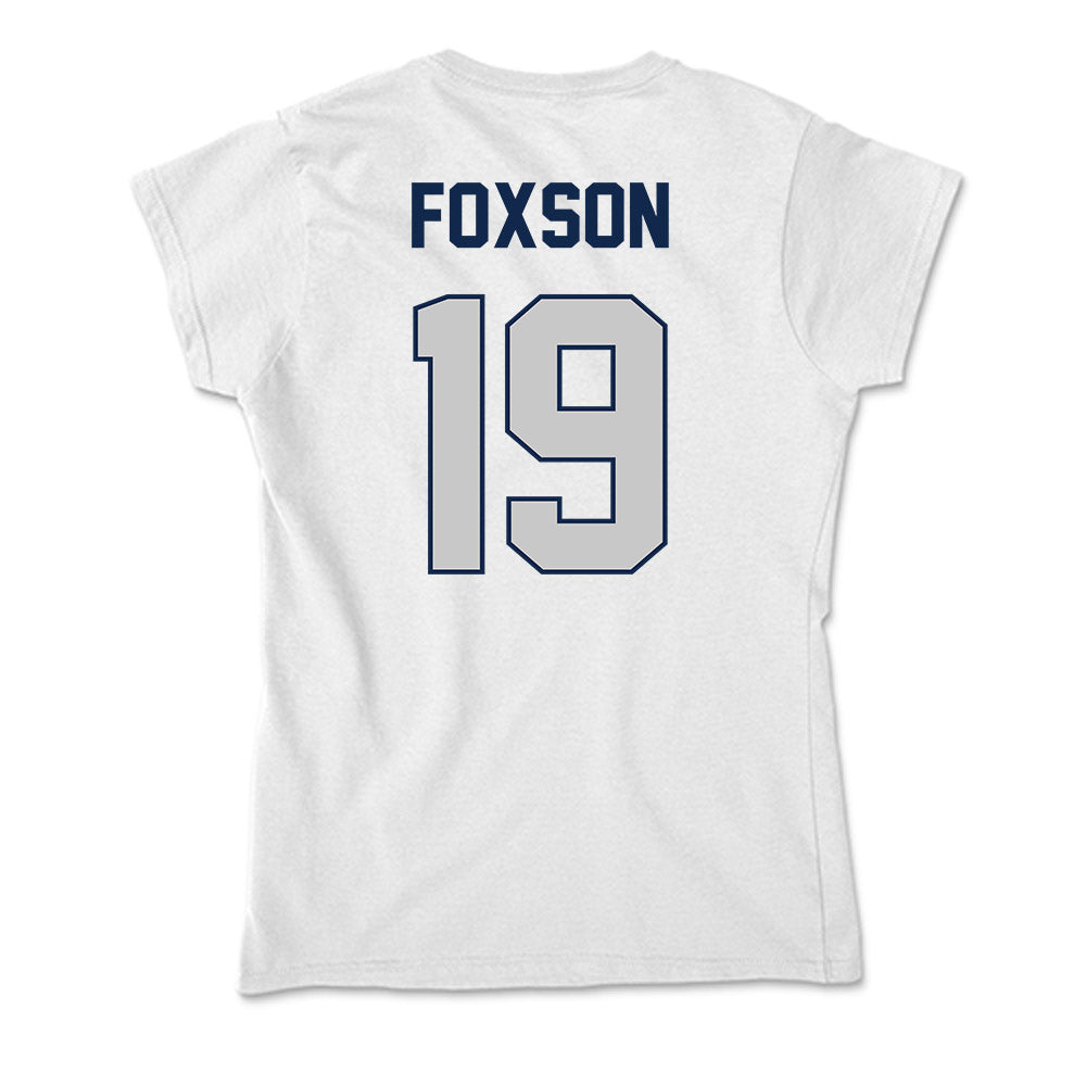 BU - NCAA Baseball : Tate Foxson - Soft Style Women’s T-Shirt-1