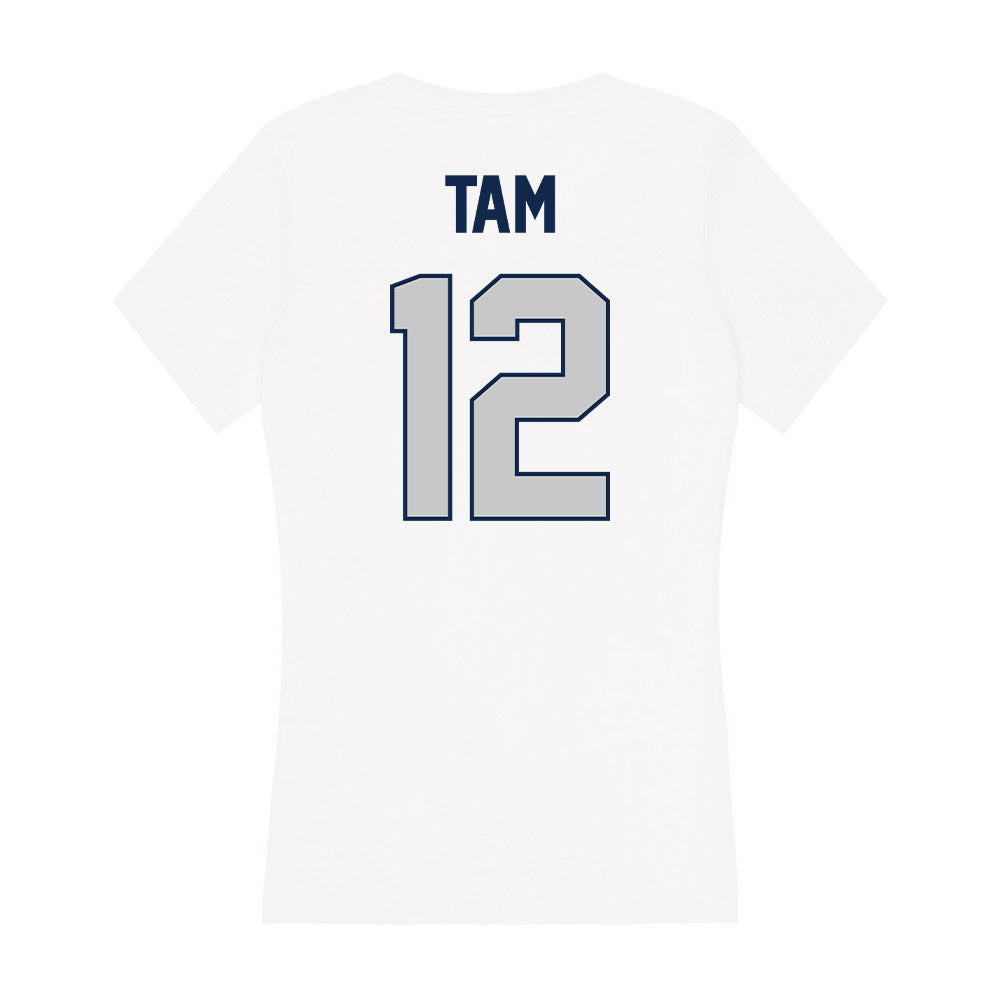 BU - NCAA Women's Volleyball : Rylie Tam - Women's V-Neck T-Shirt-1