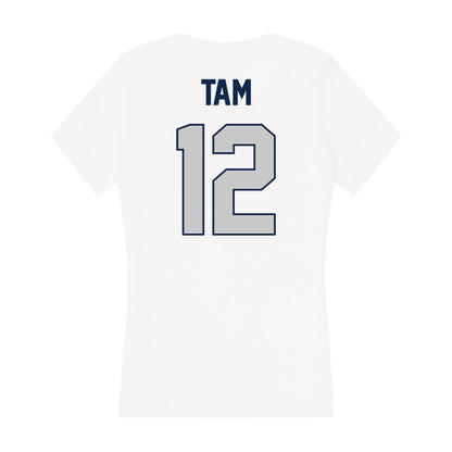 BU - NCAA Women's Volleyball : Rylie Tam - Women's V-Neck T-Shirt-1