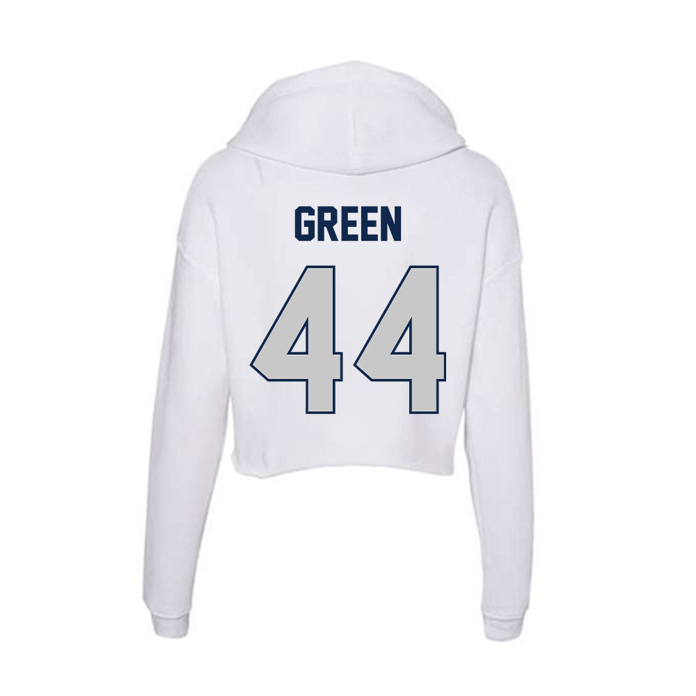 BU - NCAA Football : Luke Green - Women's Crop Fleece Hoodie-1