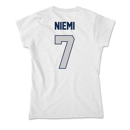 BU - NCAA Football : Evan Niemi - Soft Style Women’s T-Shirt-1