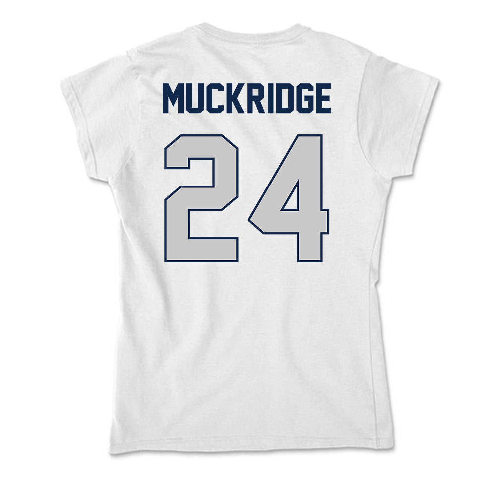 BU - NCAA Men's Soccer : Evan Muckridge - Soft Style Women’s T-Shirt-1