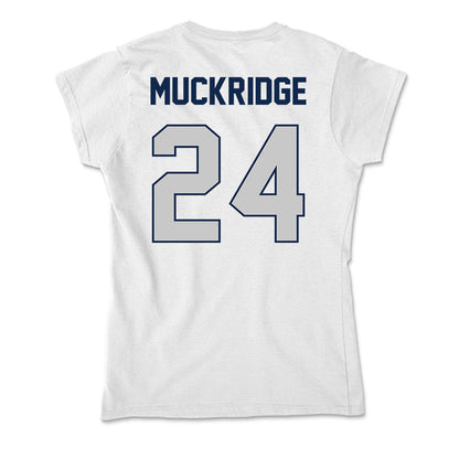 BU - NCAA Men's Soccer : Evan Muckridge - Soft Style Women’s T-Shirt-1