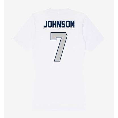 BU - NCAA Women's Basketball : McKenna Johnson - Women's V-Neck T-Shirt-1