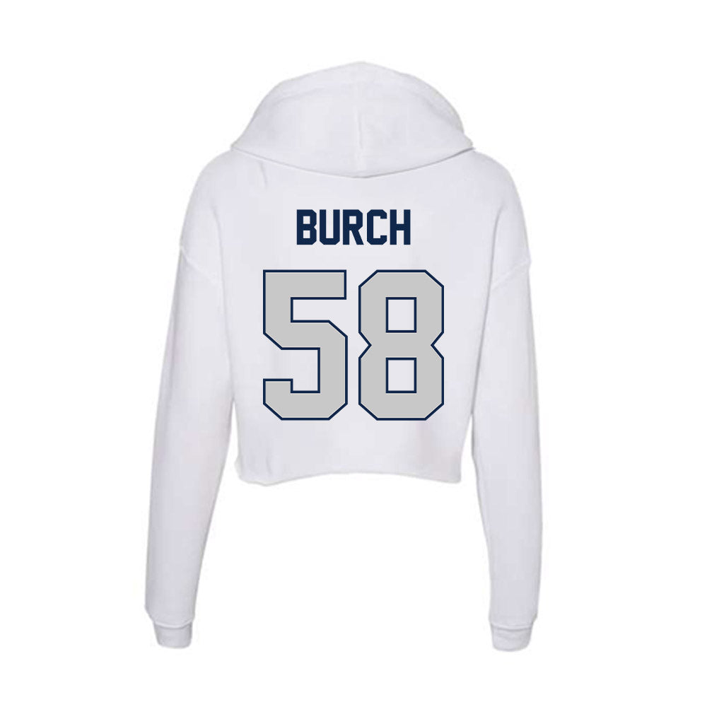 BU - NCAA Football : Jack Burch - Women's Crop Fleece Hoodie-1