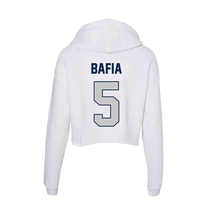 BU - NCAA Football : Nick Bafia - Women's Crop Fleece Hoodie-1